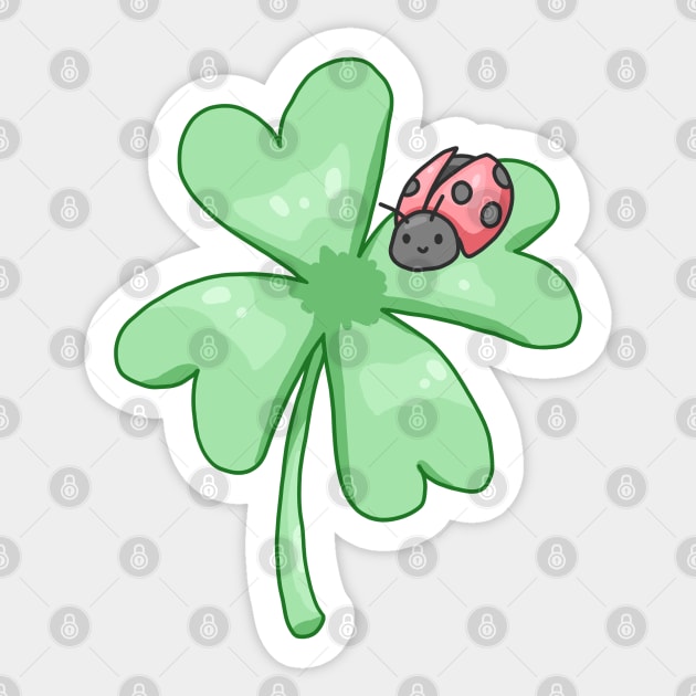 4-Leaf Clover Sticker by RMC-Doodles